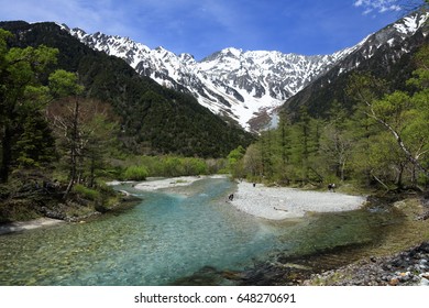 Kamikochi · Azusa River And Hodaka Mountains In Early Summer