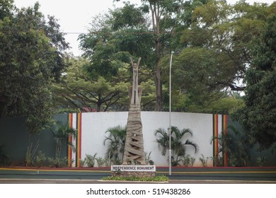 KAMPALA, UGANDA - CIRCA SEPTEMBER 2016: The Independence Monument