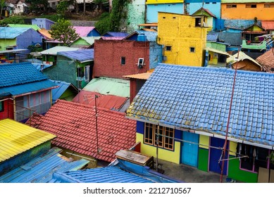 Kampung Warna-Warni Jodipan, The The Colourful Village In Malang, Indonesia