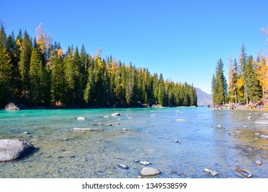 Kanas Lake In Autumn