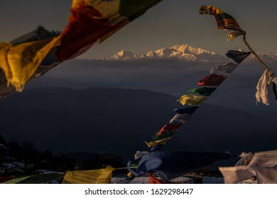 Kanchenjunga at the time of Dusk, Sunset from Tonglu, Sandakphu Trek in Winter, Singalila National Park - Shutterstock ID 1629298447