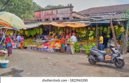 Kandy, Sri Lanka 26.09.2020 - Kandy Municipal Central Market