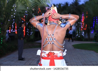 Kandyan Dancer At A Sri Lankan Wedding