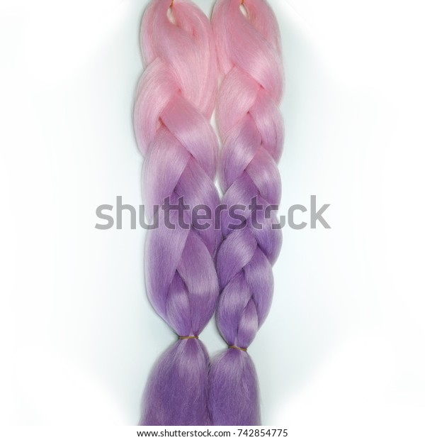 Kanekalon Artificial Hair Weaving African Braids Stock Photo Edit