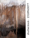 Kangaroo Island Australia, stalactites hanging from cave ceiling
