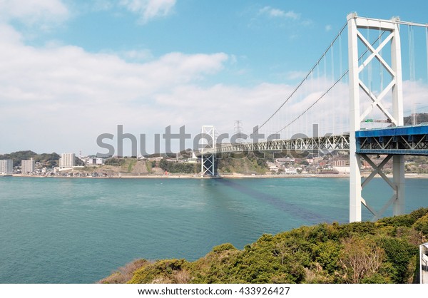 Kanmon Strait Kanmon Bridge Stock Photo Edit Now