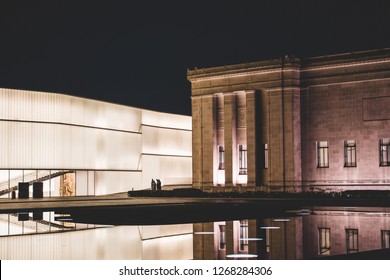 Kansas City, Missouri - December 16th, 2018: Nelson Atkins Museum Of Art