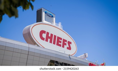 Kansas City, Missouri - May 22, 2022: Kansas City Chiefs' Arrowhead Stadium