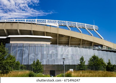 Kansas city, Missouri United States- 6/26/2017 Kauffman Stadium home of the Kansas city Royals baseball team