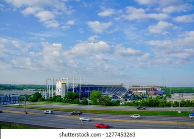 Kansas City, MO/ USA - June 2017: Kansas City Royals Stadium