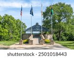 Kansas City, Kansas: Quindaro Townsite National Commemorative Site. Former settlement, ghost town, archaeological site. Former port-of-entry for Free Staters settling further within Kansas Territory.