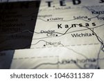 Kansas  map background