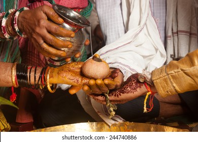 Kanyadaan Ritual During A Hindu Marriage In India