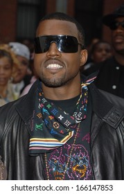 Kanye West, Wearing A Louis Vuitton Scarf, At MISSION IMPOSSIBLE III Premiere, Magic Johnson Theaters In Harlem, New York, NY, May 03, 2006