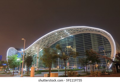 KAOHSIUNG TAIWAN - DECEMBER 14, 2016: Kaohsiung Exhibition Center. Kaohsiung Exhibition Center Was Completed In 2014 Designed By Philip Cox.