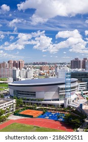 Kaohsiung, Taiwan- June 11, 2011: Building View Of The Kaohsiung Arena In Taiwan, It Is The Largest Multifunctional Indoor Gymnasium In Kaohsiung