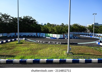 Kaohsiung, Taiwan - OCT 16, 2021: Mini Suzuka Circuit In Taroko Park.