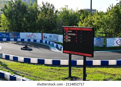 Kaohsiung, Taiwan - OCT 16, 2021: Mini Suzuka Circuit In Taroko Park.