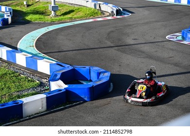 Kaohsiung, Taiwan - OCT 16, 2021: Mini Suzuka Circuit In Taroko Park.