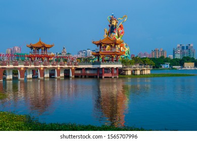 Pei Chi Pavilion Statue On Lotus Stock Photo (Edit Now) 1573112647