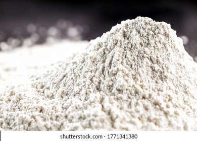 Kaolin is a mineral of inorganic constitution, chemically inert, extracted from deposits and processed in different granulometric bands. Used in the food, paper and paints industry - Shutterstock ID 1771341380