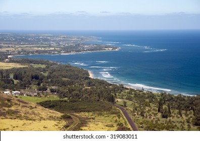 Kapaa, Wailua Aerial, Kauai, Hawaii 