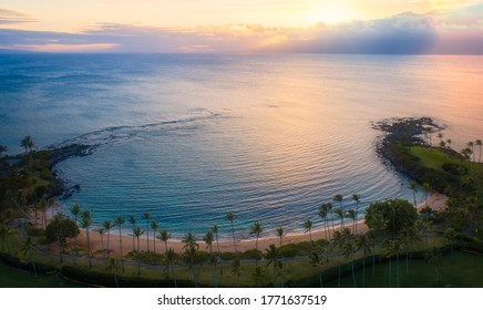 Kapalua Bay On Maui Sunset