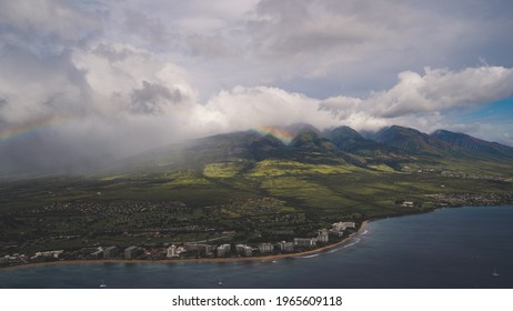 Kapalua  Maui - By Helicopter With Rainbow