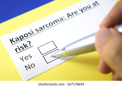 Kaposi Sarcoma: Are You At Risk? No