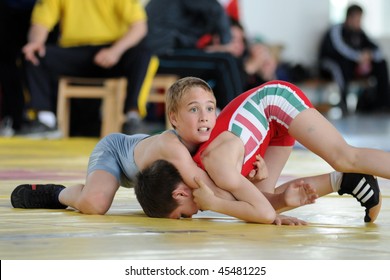 Cute Boys Wrestling