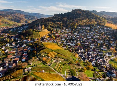 Kappelrodeck city in the Black Forest, Baden-Wurttemberg region, Germany 