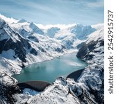 Kaprun Dam and Lake Austrian Alps