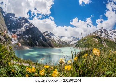 Kaprun High Mountain Reservoirs - Zell am See-Kaprun with beautiful nature,Salcburger land, Austrian Alps - Powered by Shutterstock