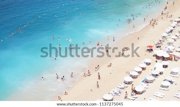 Kaputas Beach Antalya Kas Turkey 07142018 Stock Photo Edit