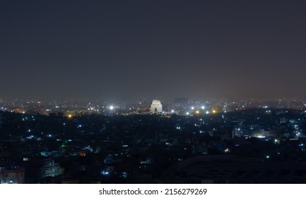 Karachi, Sindh  Pakistan - 051322 : Karachi City View At Night