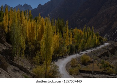 The Karakoram highway in Pakistan