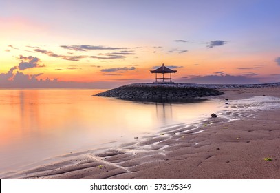 Karang Beach, Sanur, Bali, Indonesia With Beautiful Scenery