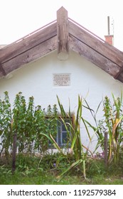 Karcag, Hungary - 09-15-2015: The Last Pit-house In The Carpathian Basin. Hungarian House In Poor Condition. 