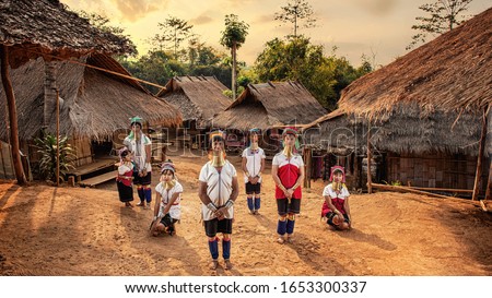 Karen Long Neck Villages, Chiang Rai Province, North Thailand.
