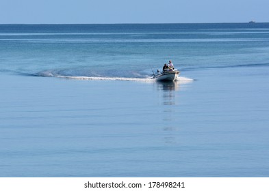 KARIKARI, NZ - JAN 10:Fishing Boat On Jan 10 2014.NZ Exclusive Economic Zone Covers 4.1 Million Km2,It's The 6th Largest Zone In The World And 14 Times The Size Of NZ.