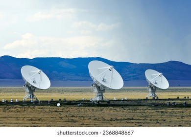The Karl G. Jansky Very Large Array (VLA) is a radio astronomy observatory located on the Plains of San Agustin in New Mexico.