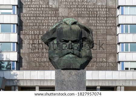 The Karl Marx Monument in Chemnitz