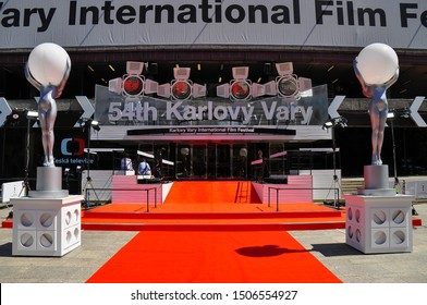 Karlovy Vary, Czech republic - 06/28/2019: 54TH KARLOVY VARY INTERNATIONAL FILM FESTIVAL, The most important international film festival of Category A in Central and Eastern Europe
