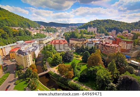 Karlovy Vary panorama