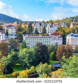 Karlovy Vary Spa Town In The Czech Republic