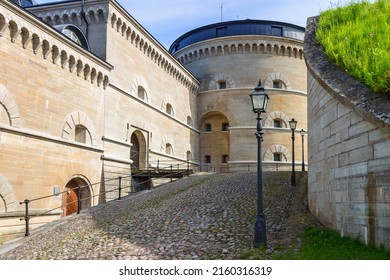 Karlsborgs Fortress In Sweden With A Fortified Tower