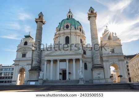 Karlskirche Catholic Church. Vienna. Austria