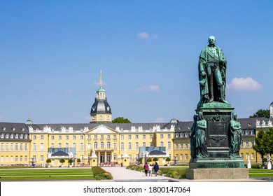 Karlsruhe, Baden-Württemberg/Germany - 08.06.2018: Castle In Karlsruhe 