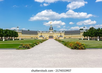 Karlsruhe Castle royal palace baroque architecture travel city in Germany