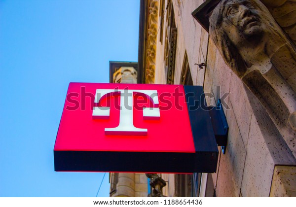 Karlsruhegermany September 21 18 Telekom Logo Stock Photo Edit Now